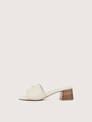 Alaia Beige Heeled Sandals