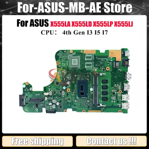 X555LA Laptop Motherboard For ASUS FL5800L VM510L FL5600L X555LP R557L VM590L R556L DX992L X555LD W5