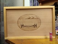 蘭嶼 達悟族獨木舟擺飾 木盒裝