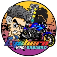 Byahero hindi babaero sticker (round)