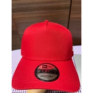 NE 9 Forty A Basic Red baseball Cap Adjustable Snapback