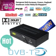 VMADE K6 DVB-T2 TV BOX+WIFI DVB T2 in Terrestrial TV receiver box support H.265 RJ45 Port Dolby WIFI Youtube Set Top Boxes TV Receivers