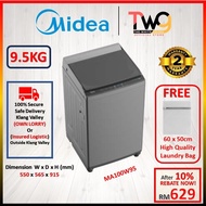 [FREE SHIPPING + GIF] Midea 7.5KG / 8.5KG / 9.5KG Fully Auto Washing Machine MA100W75 / MA100W85 / M