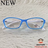 กรอบแว่นตา สำหรับตัดเลนส์ แว่นตาชาย หญิง Fashion รุ่น Paul Frank 3031 สีฟ้า กรอบเต็ม ทรงรี ขาข้อต่อ วัสดุ TR 90 รับตัดเลนส์ทุกชนิด