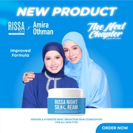 RISSA SKIN X AMIRA OTHMAN NEW LAUNCHING - NIGHT SILK CREAM BLUE EDITION 20GM (CREAM FOR FACE AND BOD