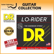 DR Strings MH-45 LO-RIDER Stainless Steel Bass Strings | 4-String Medium (045 - 105)