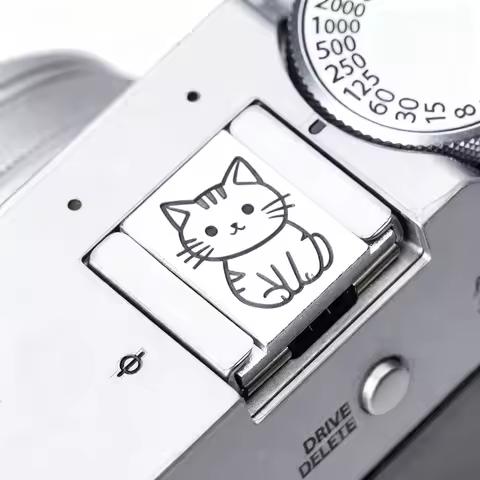 Camera Soft Release Button Hot Shoe Cover for Sony ZVE10 A7C2 Lumix Fuji XPro3 XT30 XE4 X100VI Nikon