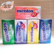 Mentos sugar-free lozenges, jar of 50 tablets, 35g box (lemon, peach, mint, eucalyptus flavors)