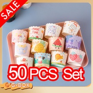 50pcs set Cupcake Liner Cake Baking Muffin Cupcake Liner Wrapper Paper Cup TPC