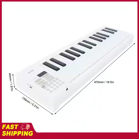 61 Key Foldable Piano Portable Keyboard Folding Electronic Instrument with Recording Playback 61 Key
