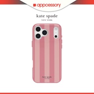 Kate Spade New York iPhone 17 Pro / 17 Pro Max Stripe Rose Coral Magnetic Phone Case