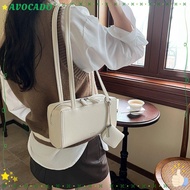 AVOCAYY Shoulder Bag, Large Capacity Solid Color Tote Bag, PU Leather with Mini Wallet Handbag Bowli