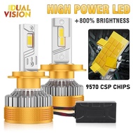 2x H7 LED Canbus Headlights Car Truck D1S LED Lights D2S D3S D5S D4S H1 H4 H11 9012 HIR2 9005 9006 H
