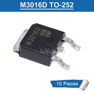 10pcs M3016D TO-252 QM3016D TO252 M30160 QM3016 SMD 96A/30V N-channel MOSFET Transistor new original