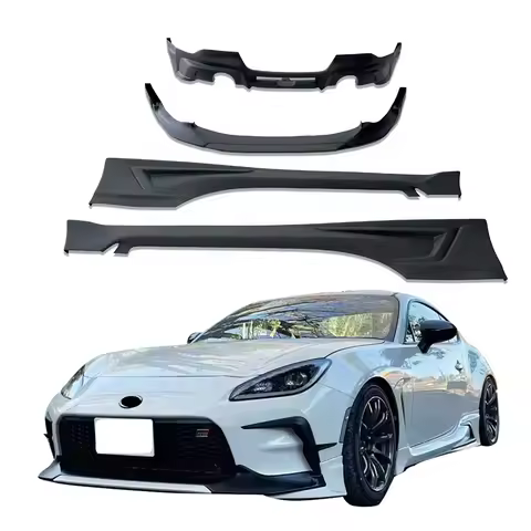 Carworld Car Body Kit for GR86 TRD Style Front Lip Rear Lip Side Skirts GR86 BRZ Car Kit ABS Plastic