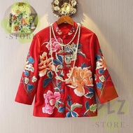 Cheongsam Top Plus Size Women's Chinese Style Hanfu Top baju cheongsam lelaki baju raya cina lelaki 