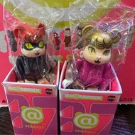 Medicom Toy series 37 Artist - 貓目小僧 100% Bearbrick be@rbrick set of 2