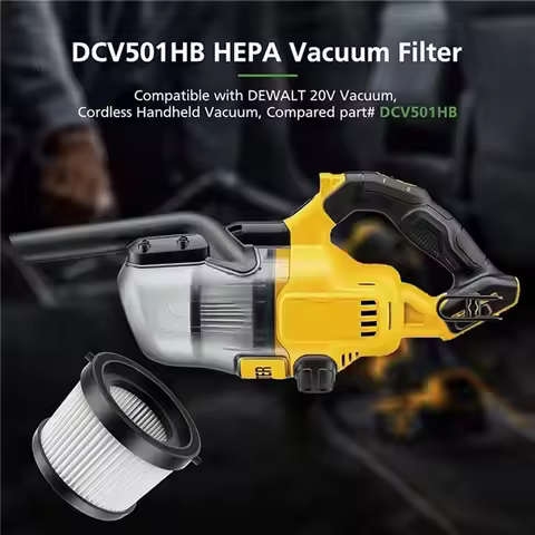【50% OFF】6Pcs HEPA Filters for DCV501LN/DCV501HB Vacuum Cleaner Replacement Parts Washable Filter Ho