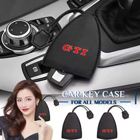 Car Keychain Car Key Protection Shell Bag Car Key Case Emblem For VW GTI Golf 3 4 MK3 MK4 Passat 3BG
