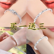 Three only today 999 silver bracelet female sterling silver bracelet mother and girlfriend wild birt