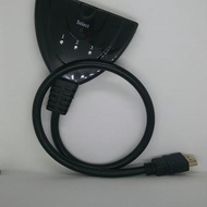 HDMI Hub / HDMI Cabang/ HDMI 3 Port / HD Switcher Terjamin