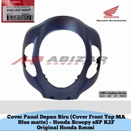 64301-K2F-N00ZP Cover Tameng Depan Scoopy 2021 - 2023 Biru Doff Ori