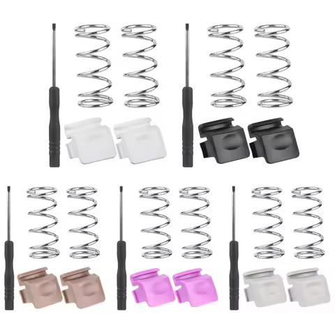 2Pcs Water Bottle Lid Mouth Push Button Switch with Springs & Screw Driver for Owala FreeSip Water B