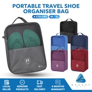 Multi Layer Travel Shoe Bag with Luggage Strap Waterproof Dustproof Shoe Organizer Pouch