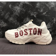 รองเท้าหนังMLB_BOSTON งานอเมริกา 100% สวย เพิ่มความสูง เพิ่มความมั่นใจ รองเท้าผ้าใบ รองเท้าหนัง รองเท้าแฟชั่น รองเท้าลำล boston 36