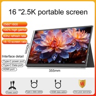 LANLIPU 16inch Portable Monitor 2560x1600 100%sRGB Gaming Display Extension For PS4/5/Steam/Deck/S