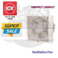 KDK 15WHPCT / 20WHCT WINDOW MOUNTED VENTILATION FAN