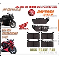 HONDA DISC BRAKE PADS VFR 800 FH 17-19 VFR 800 CROSS RUNNER 17-22  BEST QUALITY GDPX