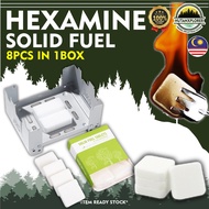 8 Hexamine Alcohol Fuel Tablet Lilin Askar Foldable Solid Fuel Stove Camping Metal Cooker Fire Starter Gel Dapur Masak
