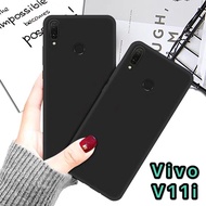 [ส่งจากไทย] Case Vivo V11i เคสโทรศัพท์วีโว่ v11i เคสนิ่ม tpu เคสสีดําสีแดง เคสซิลิโคน