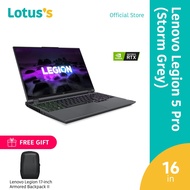 Lenovo Legion 5 Pro 15ACH6H 82JQ0041MJ 16" WQXGA Laptop (Ryzen 7 5800H/16GB/1TB SSD/W10) Storm Grey