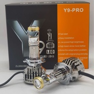 Lampu LED kereta H4 lensa kecil Y8 Y6D Y3 Y4 T40 Y7D universal untuk kereta dan motosikal 12v-24v