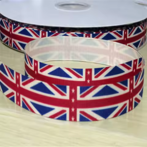 9 16 25 38 mm Width Ribbons Printed Grosgrain Ribbon Hair Bows R25