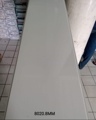 plafon pvc bahan | putih motif pvc