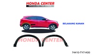 list list garnish protector spoiler fender spakbor atas ban honda hrv 2015 2016 2017 depan belakang 