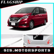 NISSAN SERENA C27 2017 - 2020 Rear Bumper Guard Trunk Protector Stainless Steel