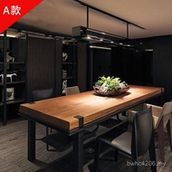 Industrial Simple Creative American Art Desk Conference Table Solid Wood Dining Table Style Modern R