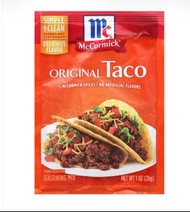 McCormick Original Taco Seasoning Mix, 1 oz (28 g) best before 01/2028