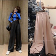 Bigsize wide-leg pants 50 to 90kg