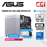 Prime Hi5 Intel i5 12th Gen Office PC ( Intel Core i5 / 16GB RAM / 512GB SSD / Windows 11 Pro ) with