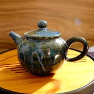 柴燒陶壺 - 海碧藍陶壺 -