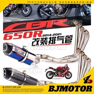 Honda cbr650r exhaust stainless steel front section cbr650f full section exhaust 2014-2021