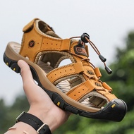รองเท้าแตะสำหรับผู้ชายกีฬากลางแจ้งรองเท้าป้องกันเท้าเดินป่ากีฬารองเท้าแตะรองเท้าลุยหนังรองเท้าชายหาด SCHOLL