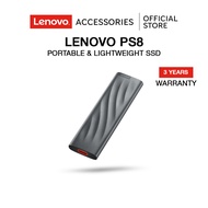 Lenovo PS8 Portable SSD - 1050 MB/s - USB 3.2 Gen 2 USB-C - 512GB 1TB 2TB - 3 Year Warranty