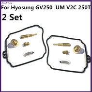 ❤️For Hyosung GV250 Aquila UMV2C Carburetor Repair Rebuild Main Jet For Pilot Jet Kit[my]