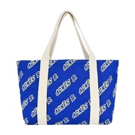 agnes b. 標誌帆布雙面用手提包-小/藍 _廠商直送